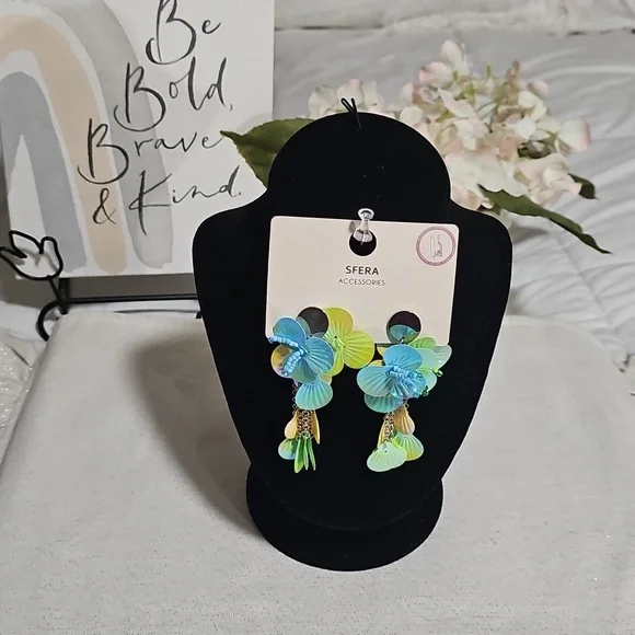 Floral Earrings Elegant Wear Office Wear Career Casual Wedding - Picture 4 of 9